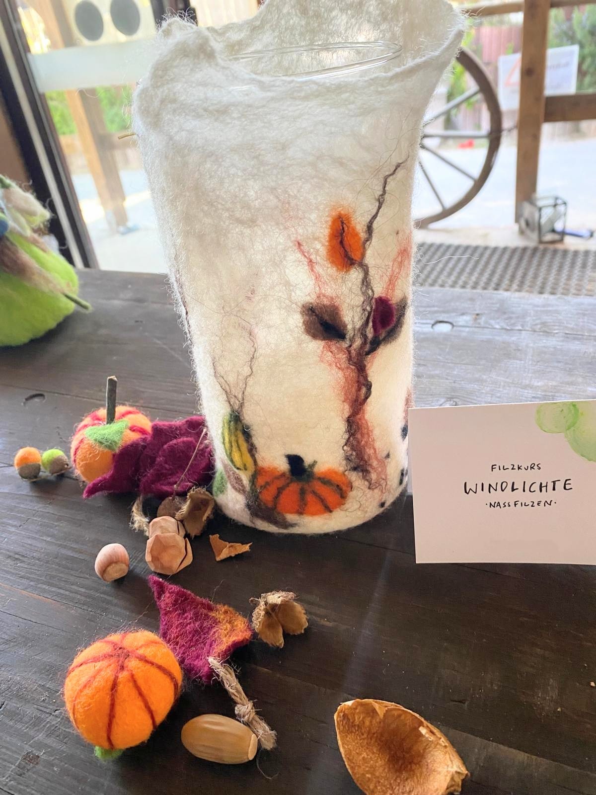 Filzlichter selbst kreieren