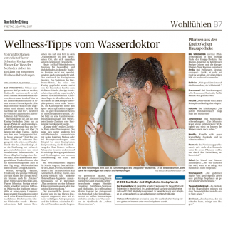 Wellness-Tipps vom Wasserdoktor